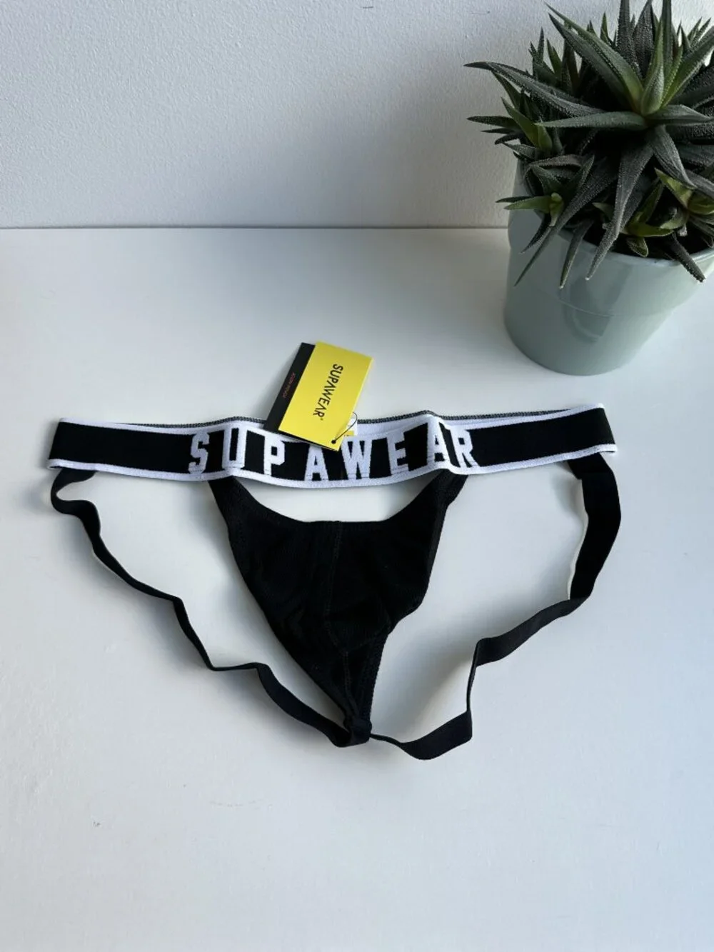 Supawear - Ribbed Slashed Jockstrap - Black (M)